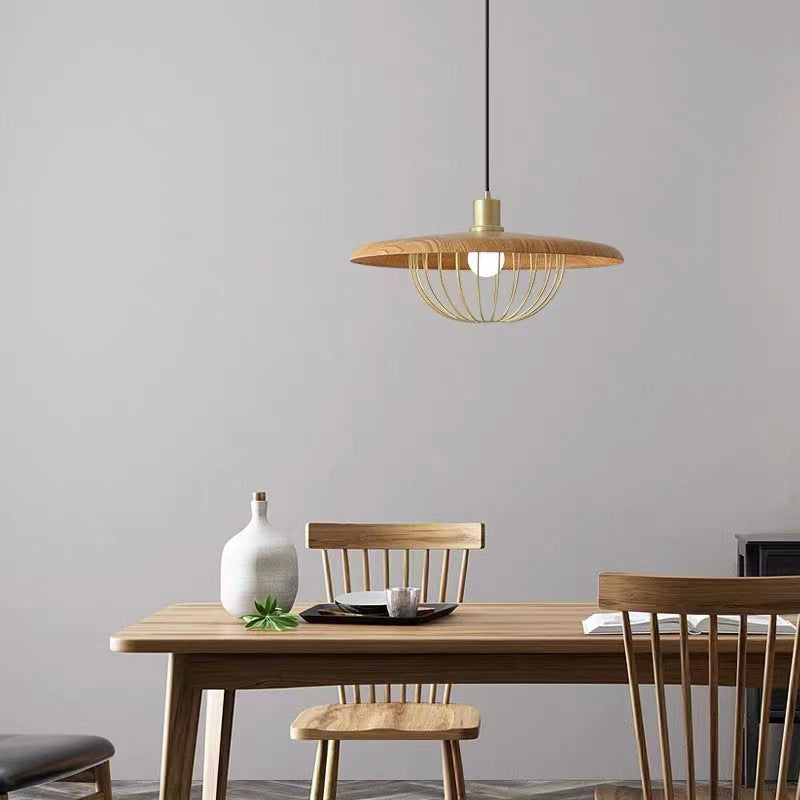 Arisha Suspension Ronde Moderne LED Luxe Métal, Or/Gris/Noir/Marron/Bois, Salon - Neutralighting