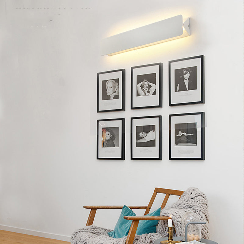 Ray Applique Murale Rectangulaire Moderne, Métal, Blanc, Jardin - Neutralighting