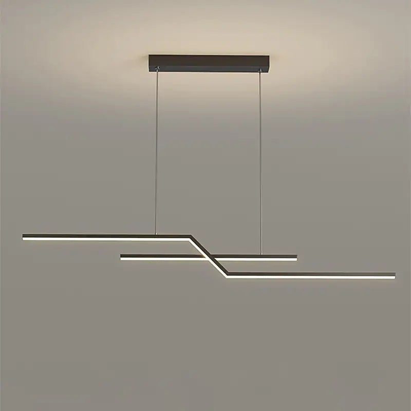 Arisha Luminaires Suspension LED Linéaire Moderne Métal Chevet Chambre - Neutralighting