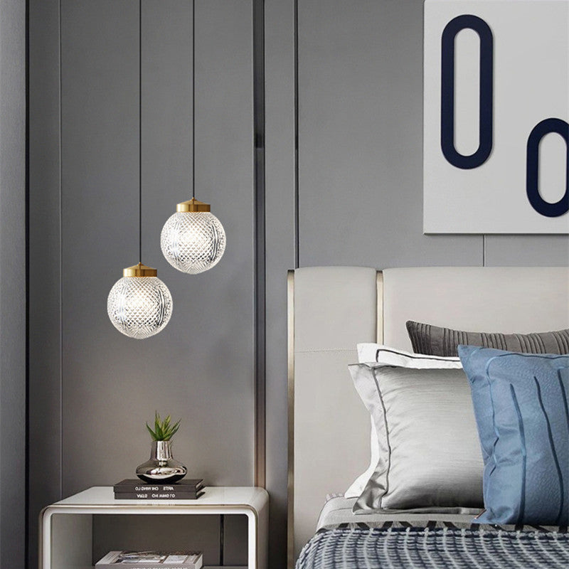 Valentina Suspension Globe Moderne, Métal/Verre, Or, Chambre - Neutralighting