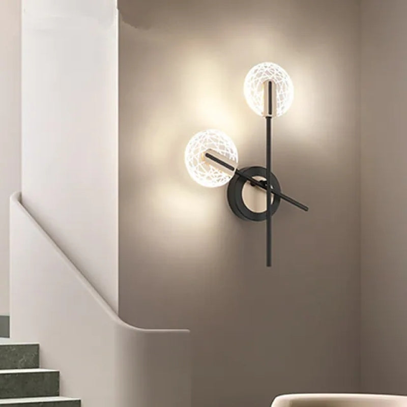 Arisha Applique Murale Métal Led Ronde Moderne, Salon - Neutralighting
