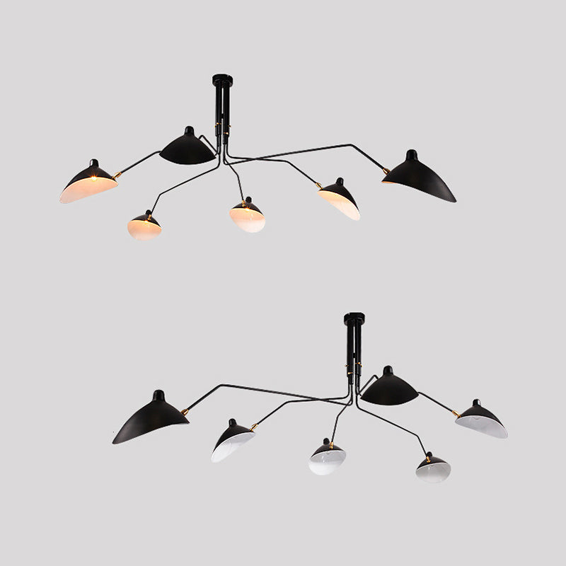 Arisha Luminaires Suspensions Industrielle Moderne Métal Noir Salle d'étude/Salon/Chambre - Neutralighting