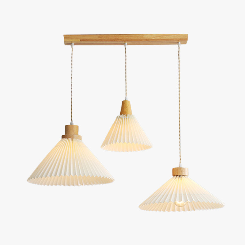 Ritta Suspension Cluster, Plissé 4 Styles - Neutralighting