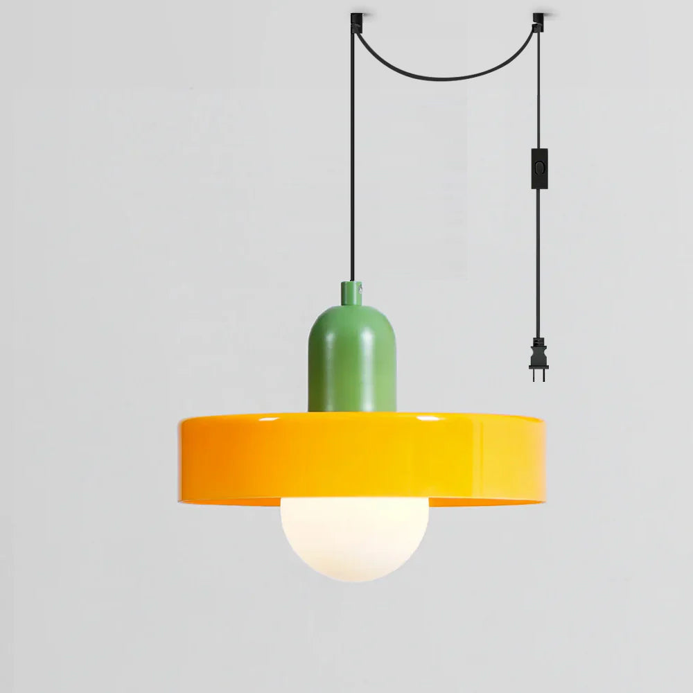 Jovial Luminaires en Verre Orb Disc Minimaliste Swag - Neutralighting