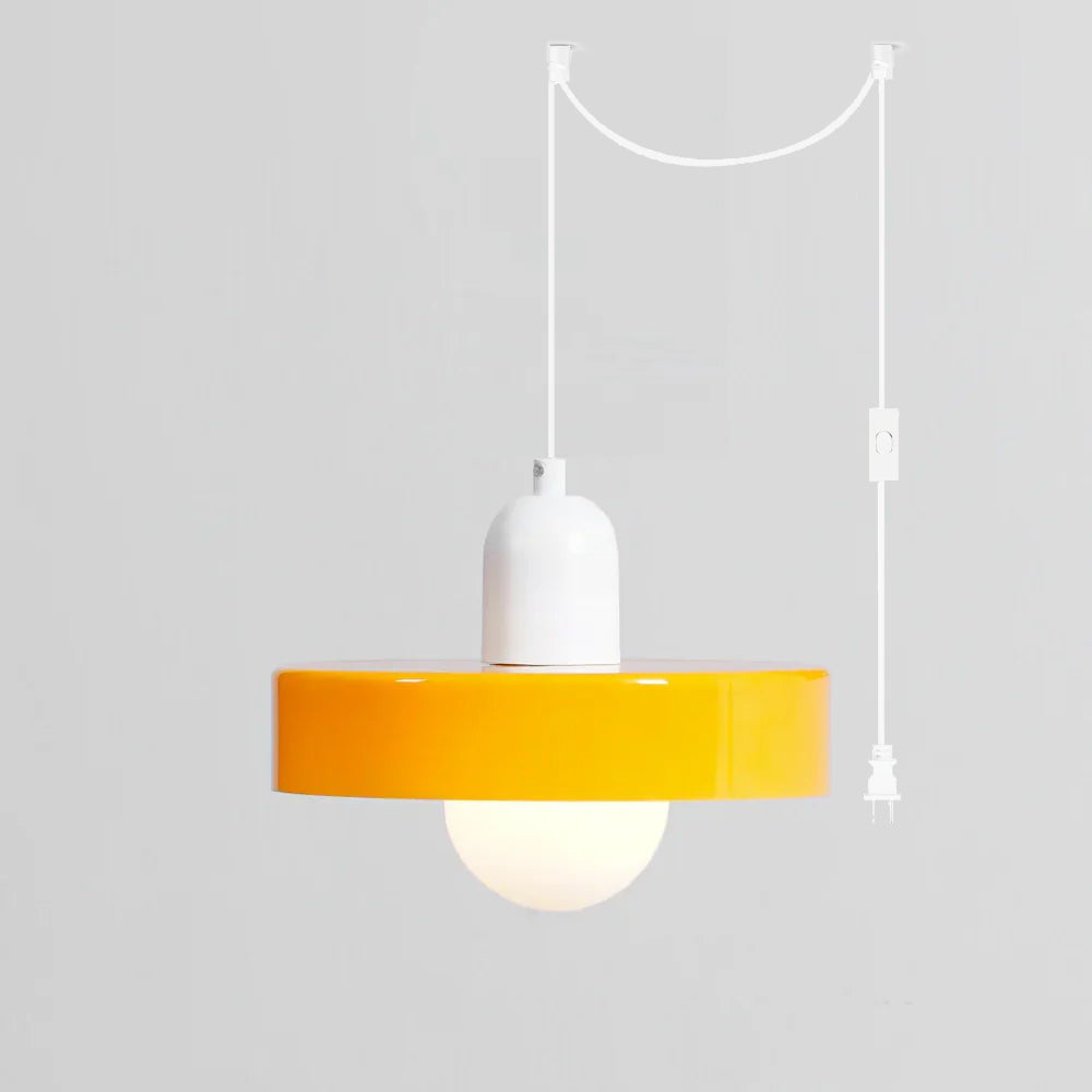 Jovial Luminaires en Verre Orb Disc Minimaliste Swag - Neutralighting