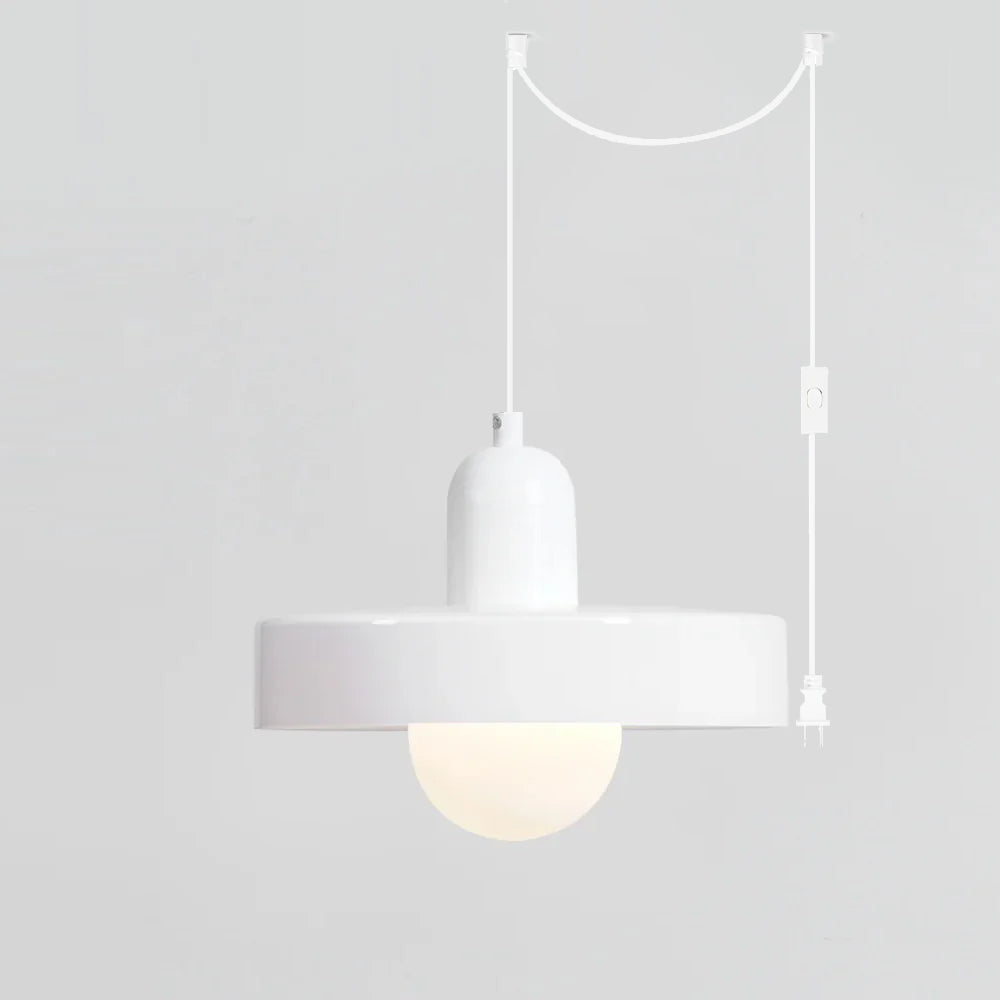 Jovial Luminaires en Verre Orb Disc Minimaliste Swag - Neutralighting