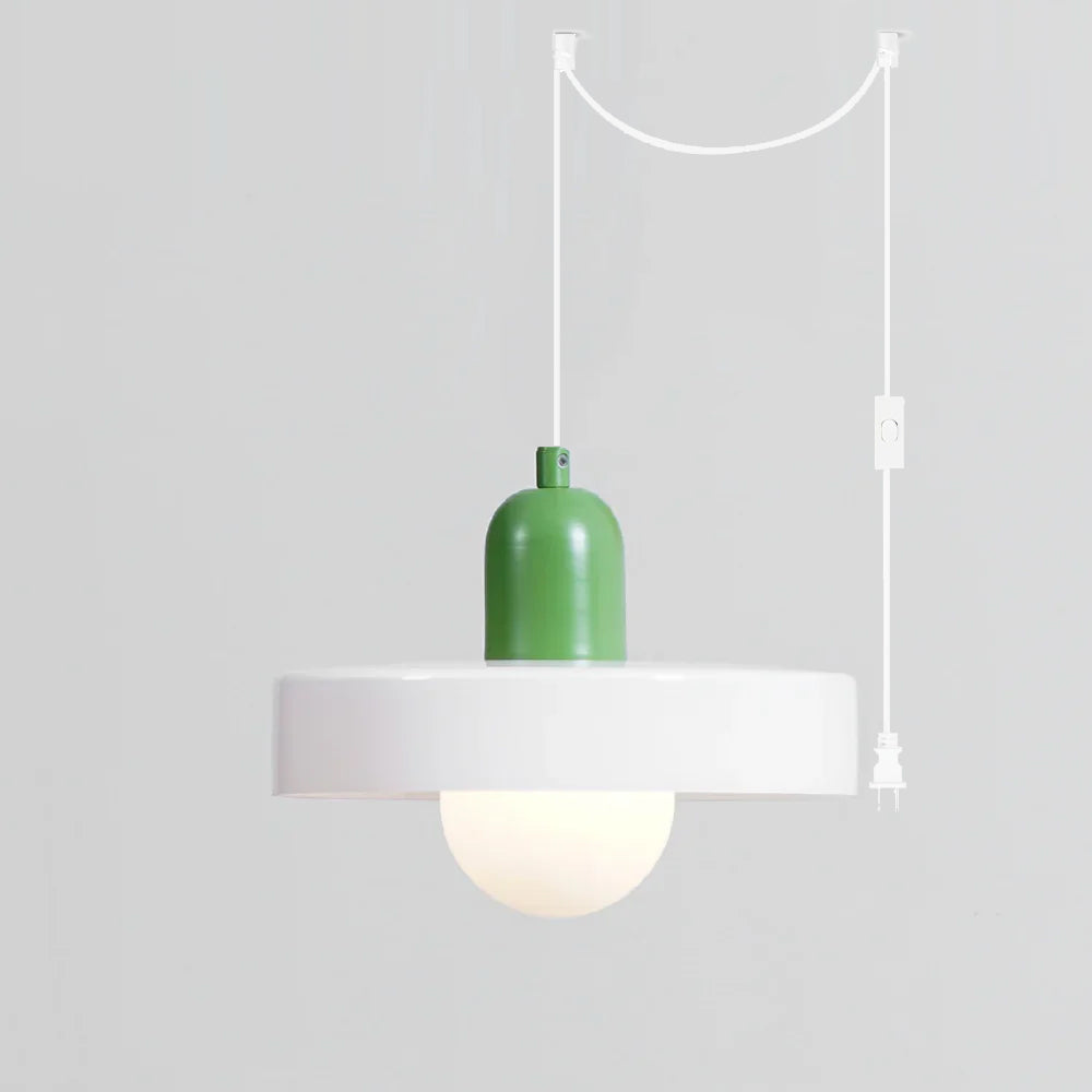 Jovial Luminaires en Verre Orb Disc Minimaliste Swag - Neutralighting
