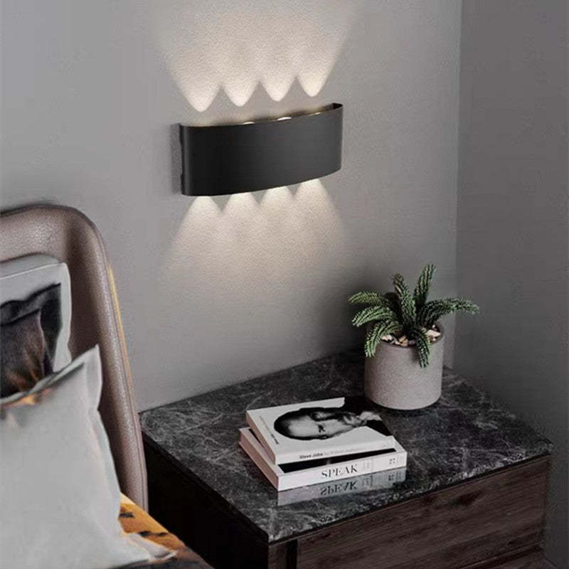Tronix Applique Murale Rectangulaire Moderne Noir/Blanc. Corridor - Neutralighting