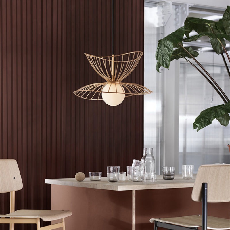 Ritta Luminaires Suspension Vertigo LED Métal Noir/Or Salle à manger - Neutralighting