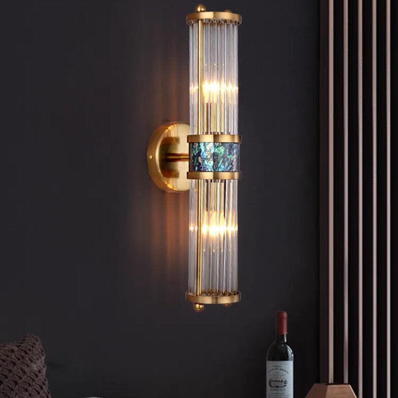 Ray Applique Murale de luxe en cristal de lumière Lampe de chevet à coquille simple pour chambre - Neutralighting