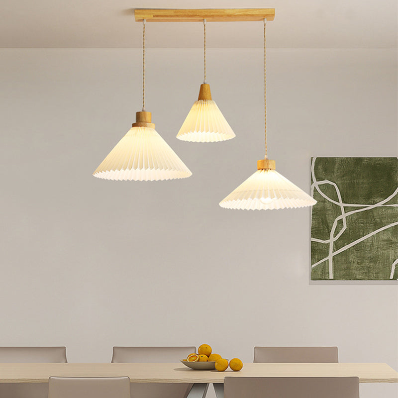 Ritta Suspension Cluster, Plissé 4 Styles - Neutralighting