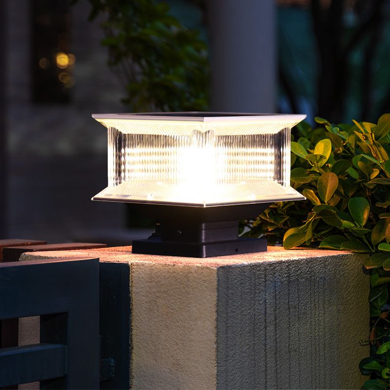 Ray Lampe de Poteau Solaire, L 18 CM