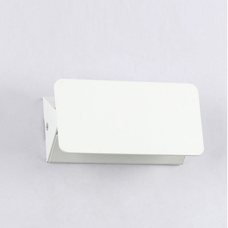 Ray Applique Murale Rectangulaire Moderne, Métal, Blanc, Jardin - Neutralighting