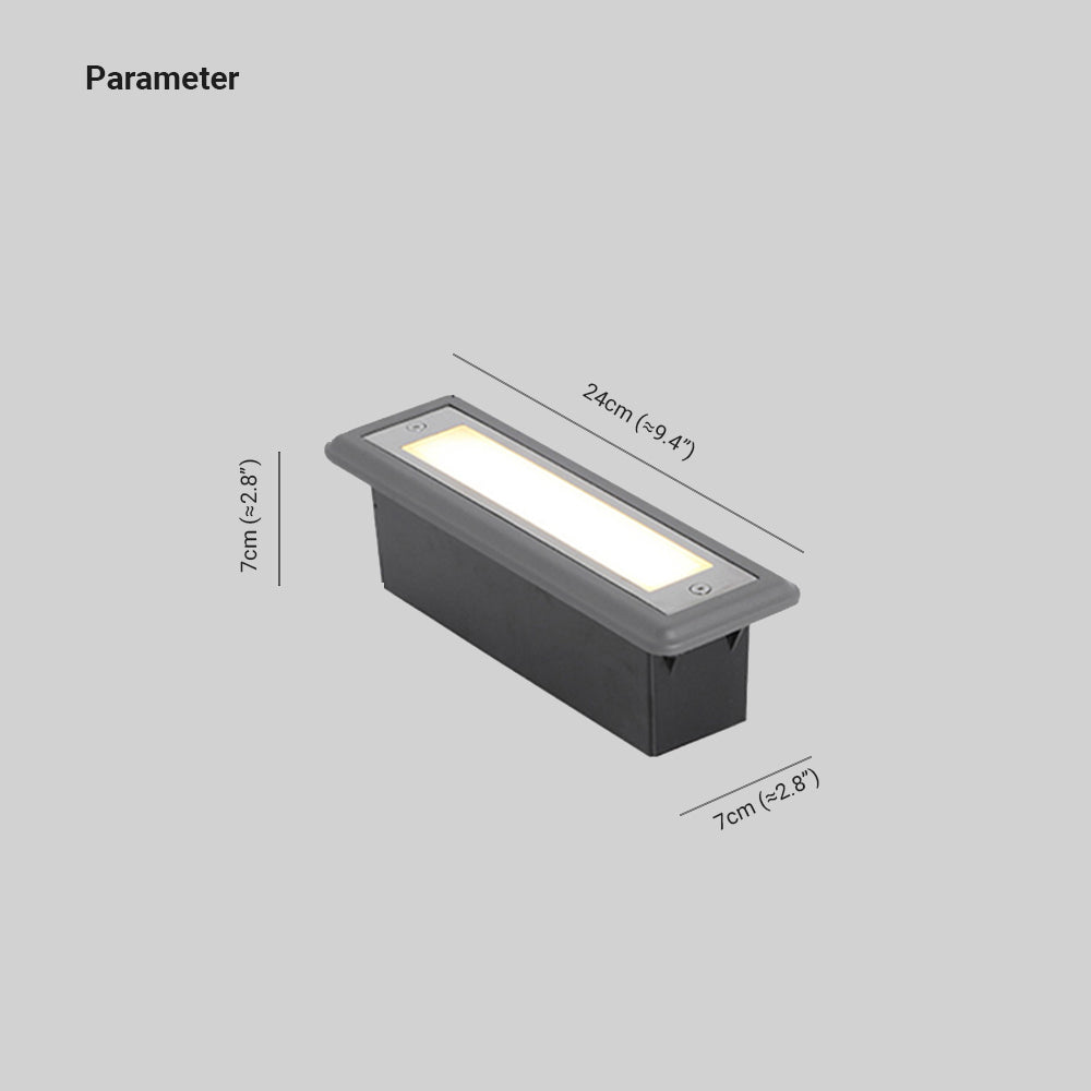 Ray Moderne LED Lampadaire Extérieure Noir Métal/Acrylique Jardin Couloir - Neutralighting