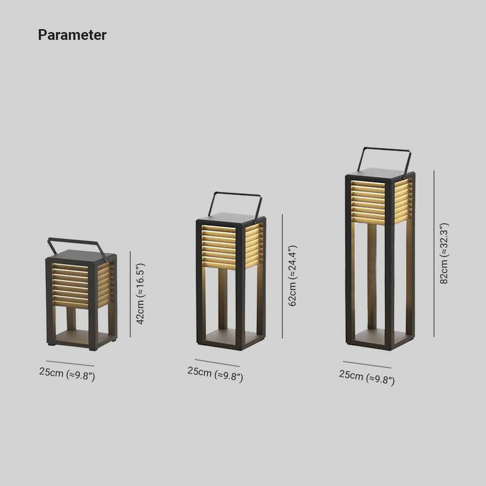 Ray Moderne LED Lampadaire Noir Métal/Acrylique Extérieur Cour - Neutralighting