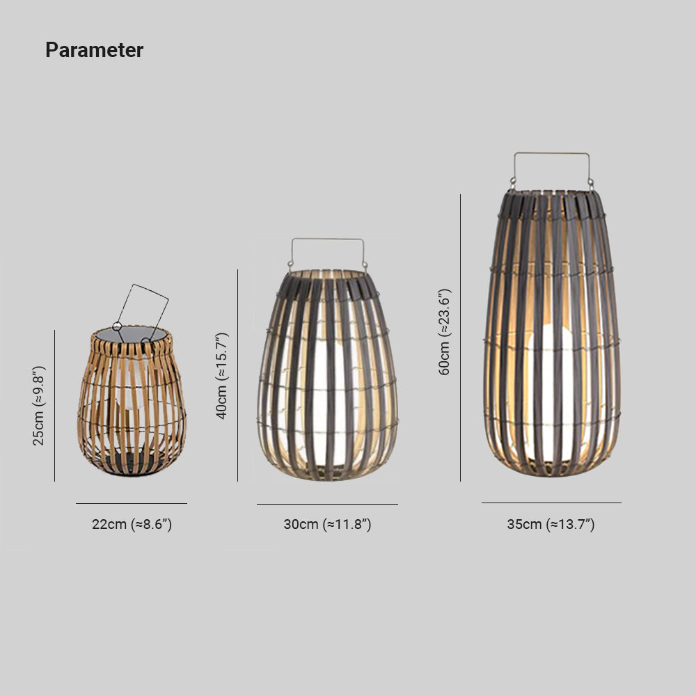 Ray Lampadaire Cylindre Vintage, Bois, Bois, Allée