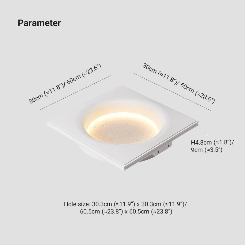 Aria Applique Murale de Peinture Dimmable avec Télécommande, 2 Style, Blanc, Salon - Neutralighting