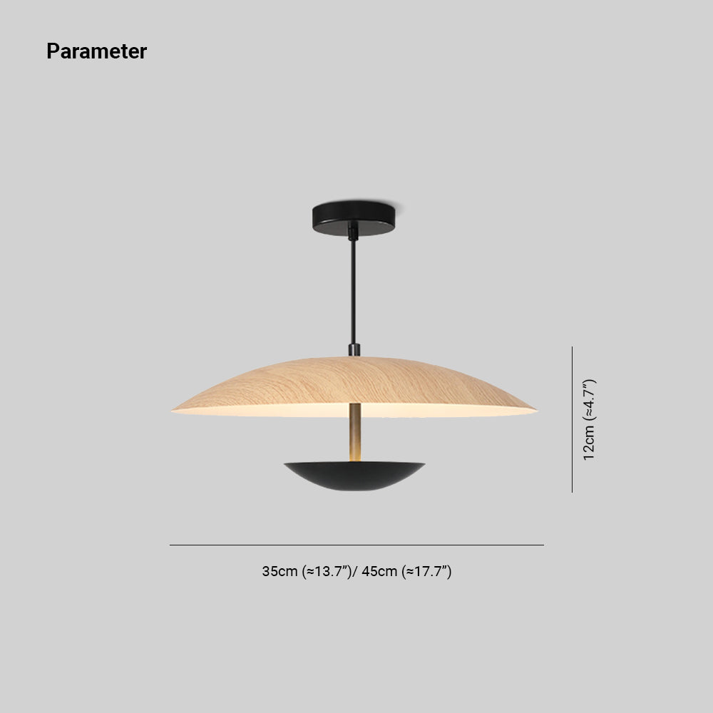 Zephy Suspension Dôme Traditionnelle. Bois/Marron. Salon/Salle à Manger - Neutralighting