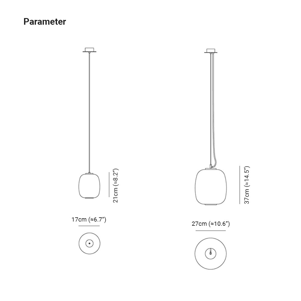 Valentina Suspension Waterproof pour L'extérieur Métal/Acrylique Blanc Extérieur - Neutralighting