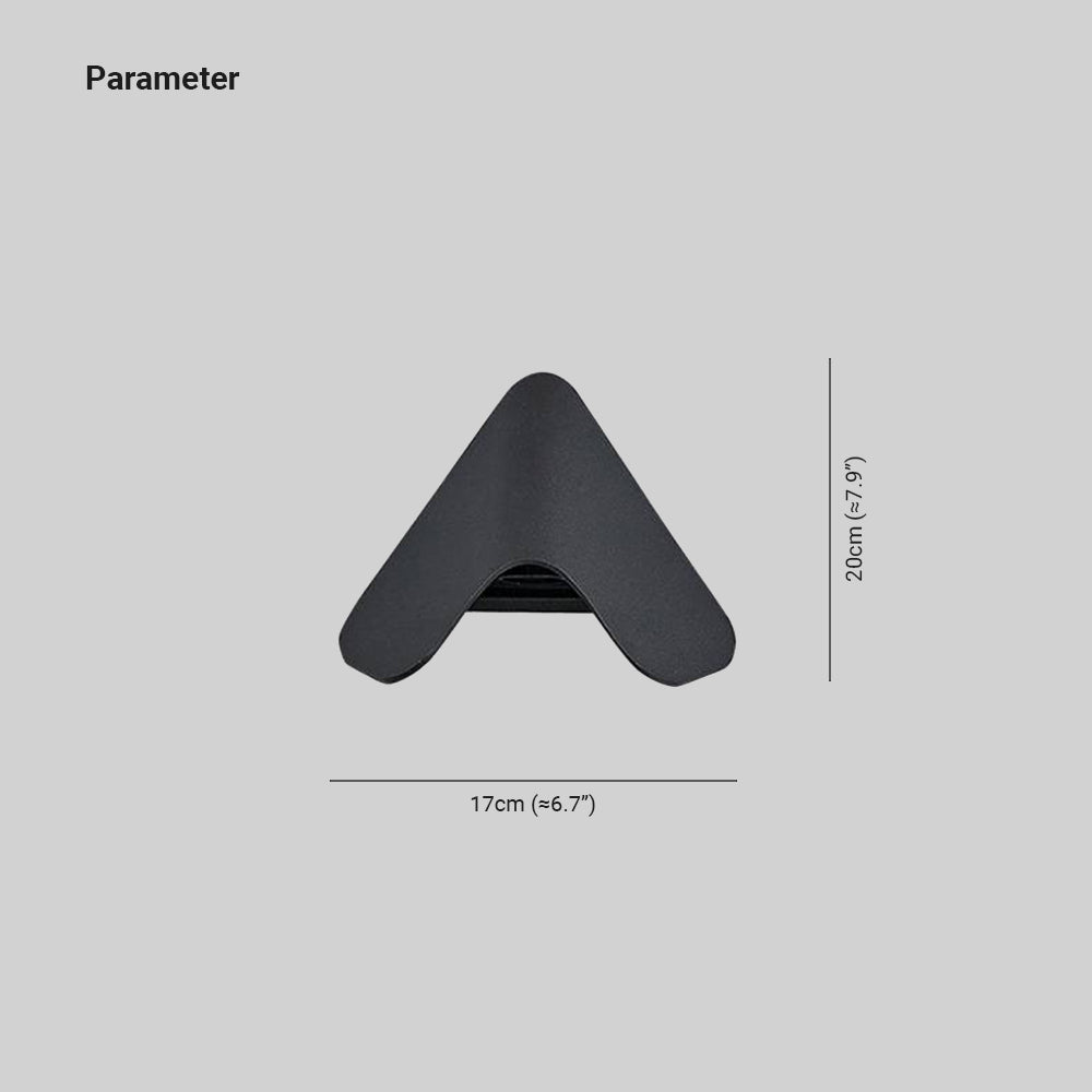 Ray Géométrique LED Applique Murale Noir/Blanc Métal Extérieur - Neutralighting