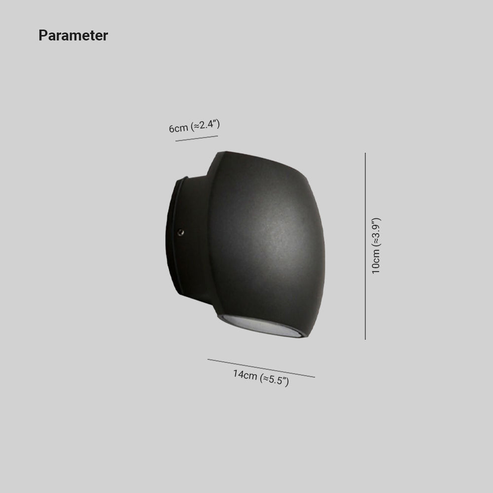 Ray Géométrique LED Applique Murale Noir Gris Métal Verre Cour - Neutralighting