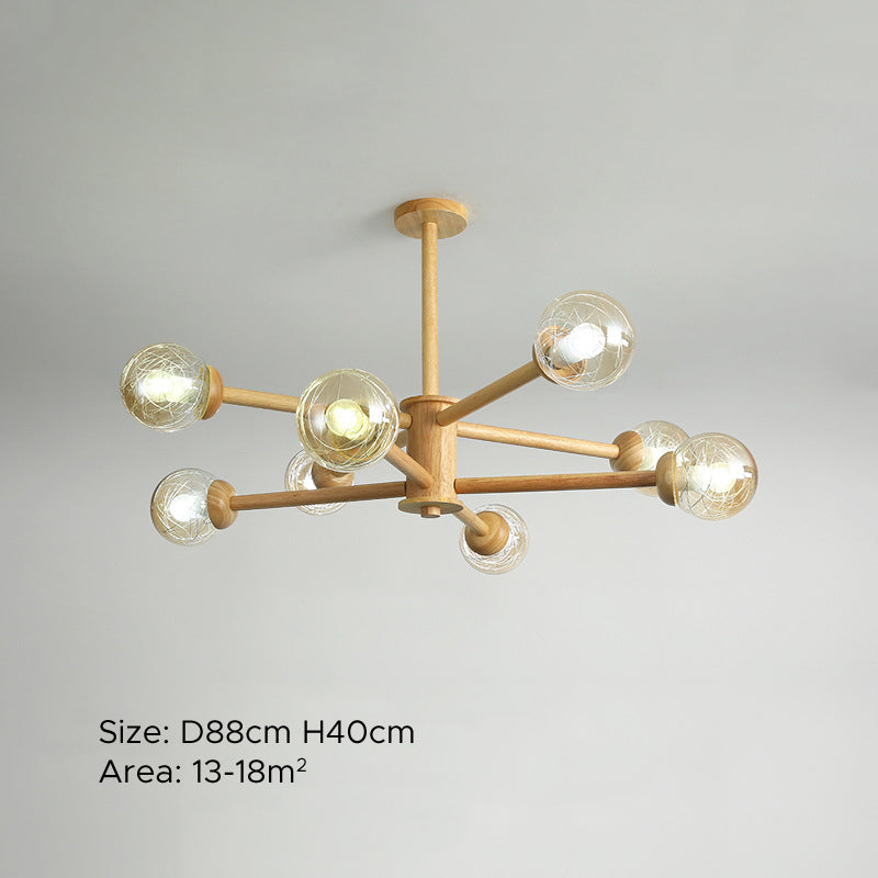 Ritta Suspension Bulle Transparente, Tête 6/8 - Neutralighting
