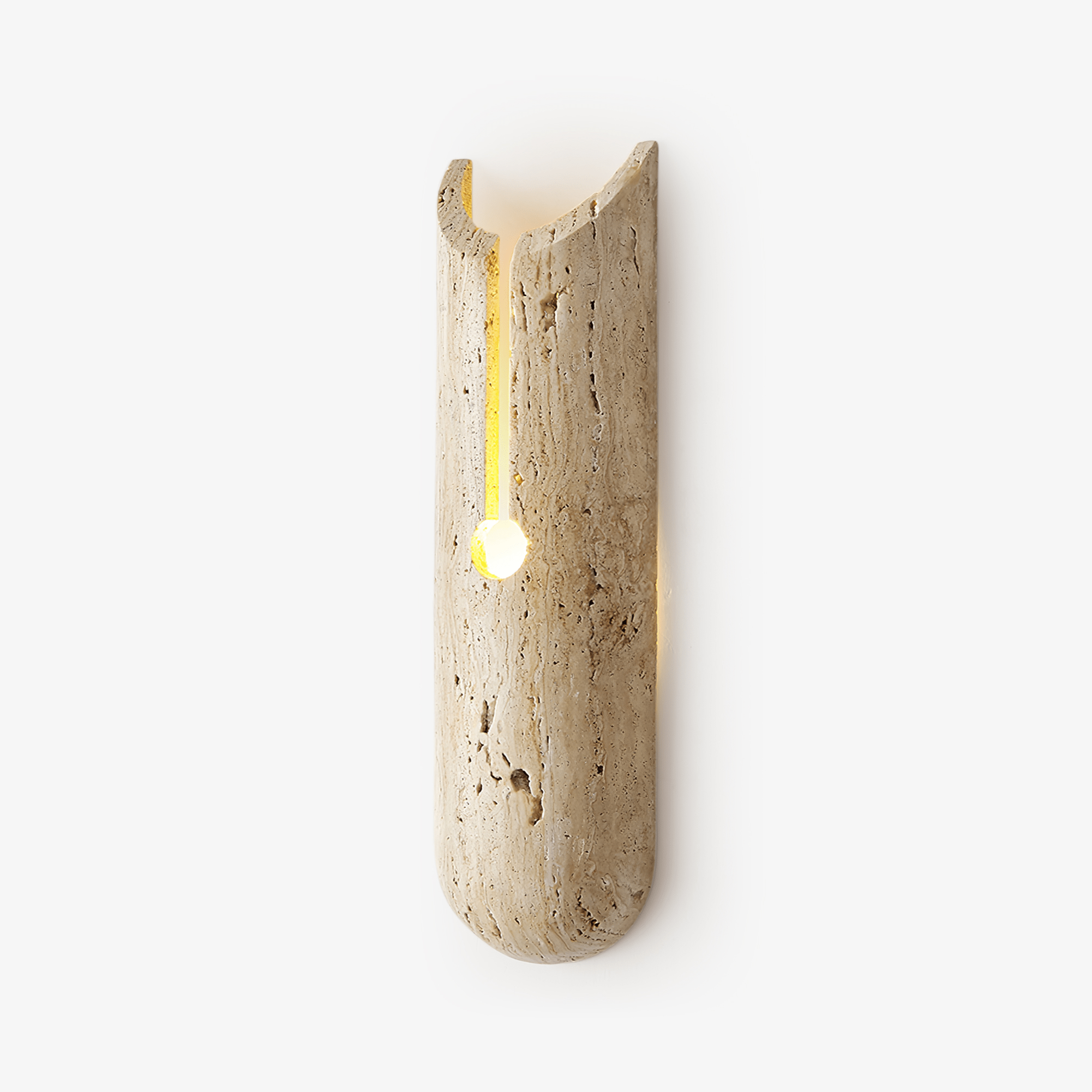Elraeila Applique Murale Rustique en Travertin - Neutralighting