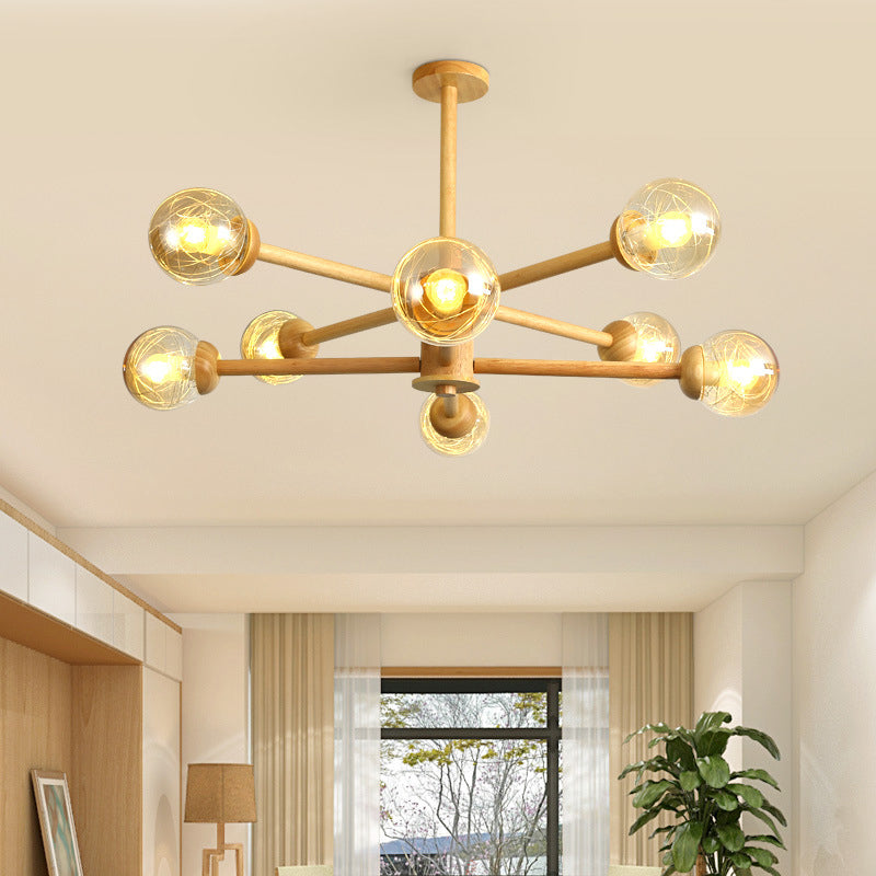 Ritta Suspension Bulle Transparente, Tête 6/8 - Neutralighting