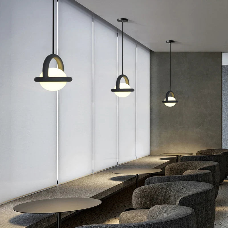 Valentina Moderne Ballon Suspension Métal Salon - Neutralighting