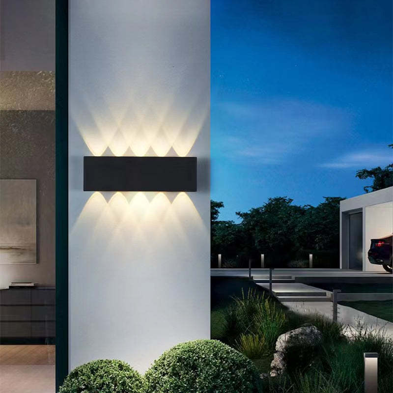 Tronix Applique Murale Rectangulaire Moderne Noir/Blanc. Corridor - Neutralighting