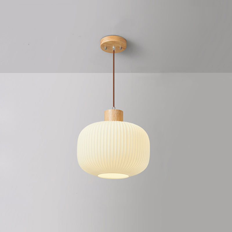 Muto Luminaires Suspension LED Moderne Bois/Verre Salon/Salle à manger - Neutralighting