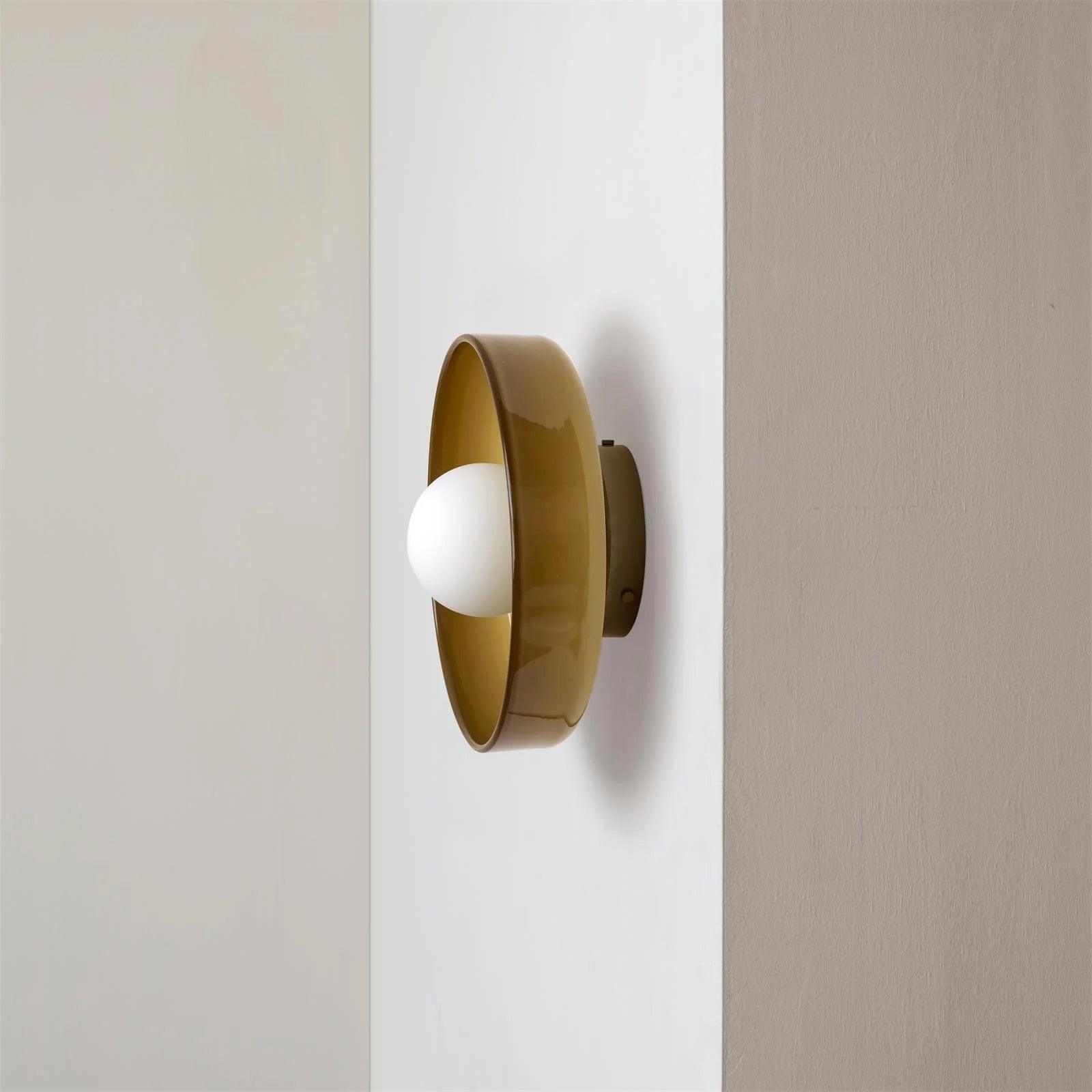 Solara Plafonnier Orange Anneau Ludique Sculptural - Neutralighting