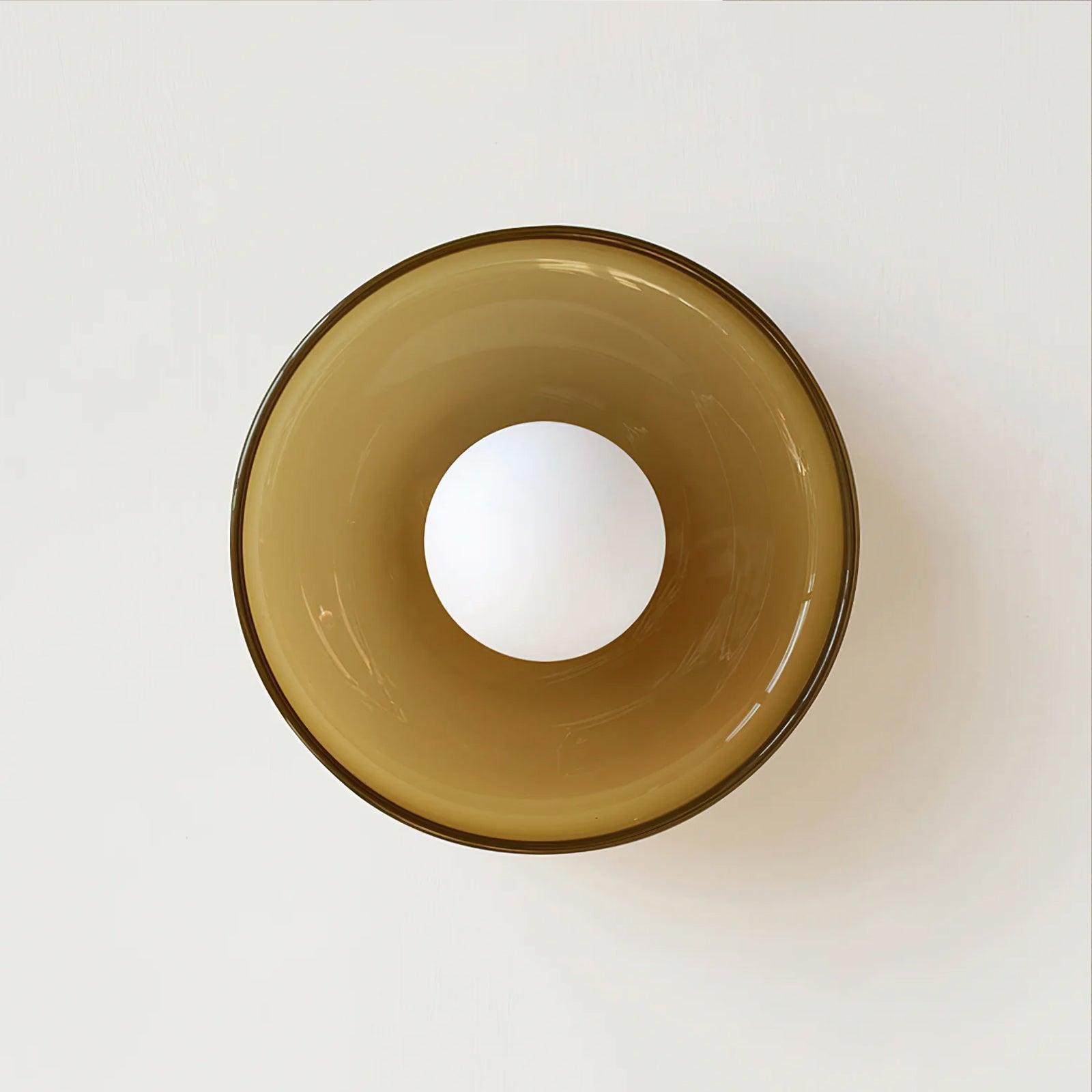 Solara Plafonnier Orange Anneau Ludique Sculptural - Neutralighting