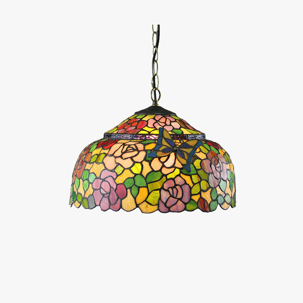Tiffany Rétro Vintage Suspension Luxe Design Verre Salon - Neutralighting