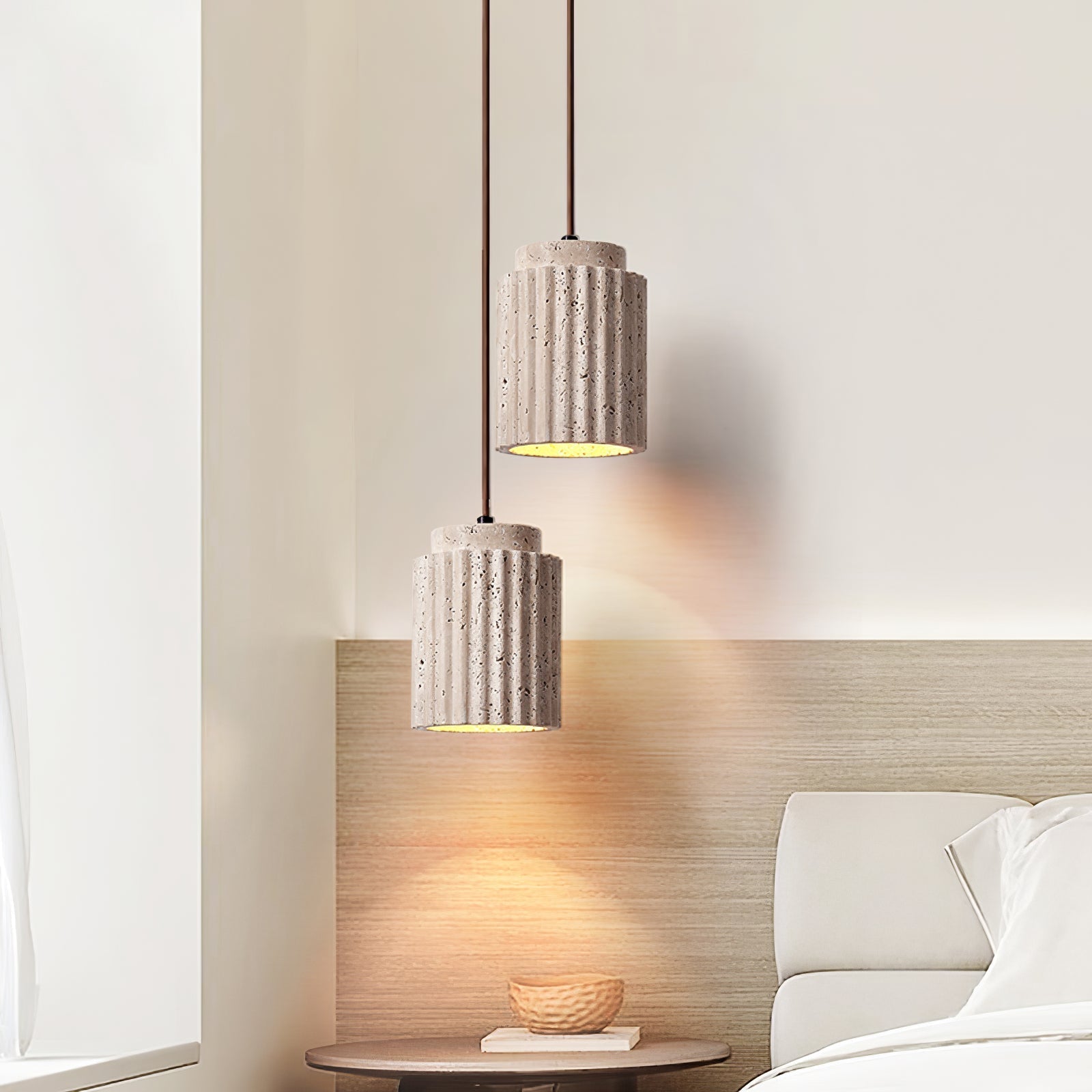 Mysolel Travertine Pendant Light - Letslighting