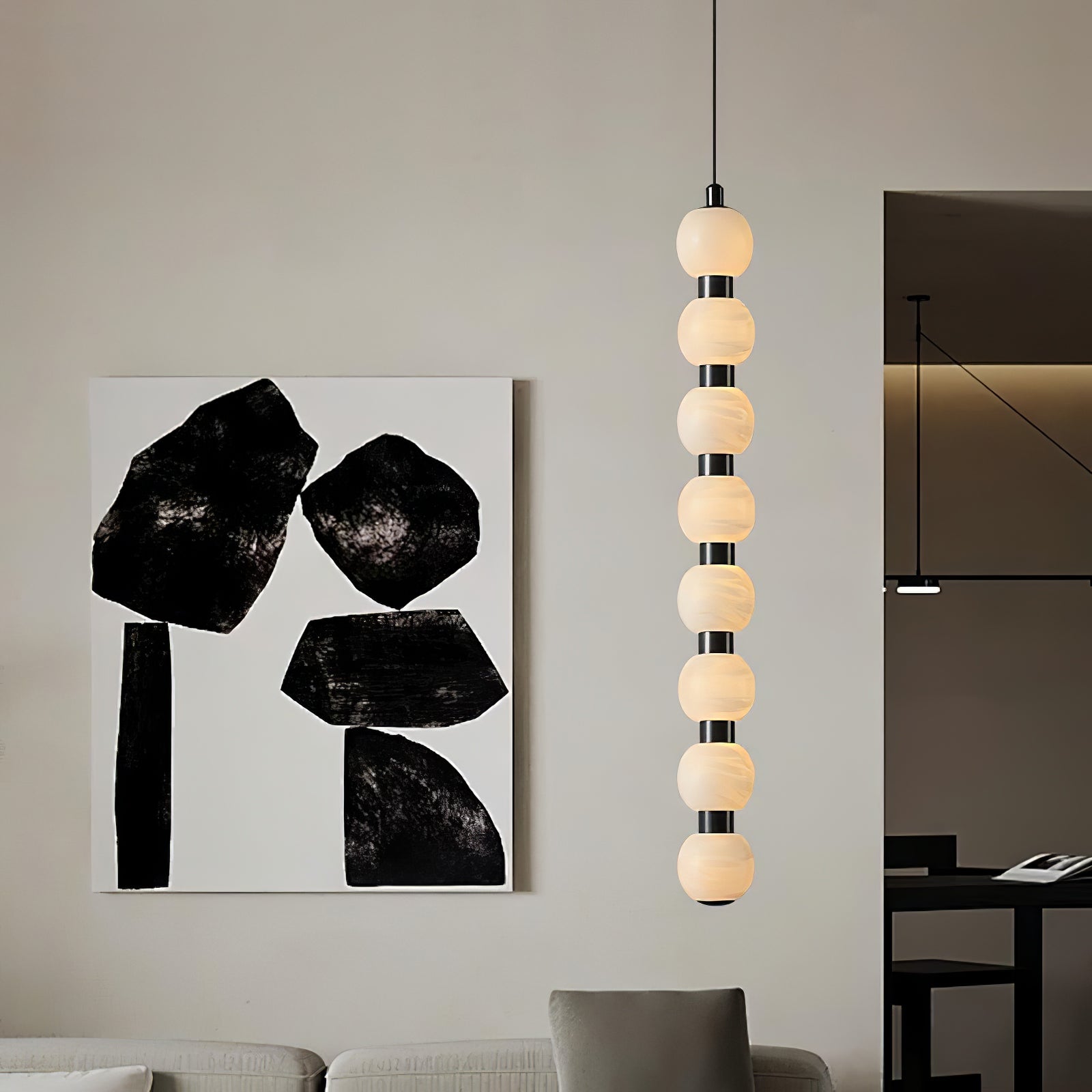Lyra Modern Alabaster Pendant Light - Letslighting