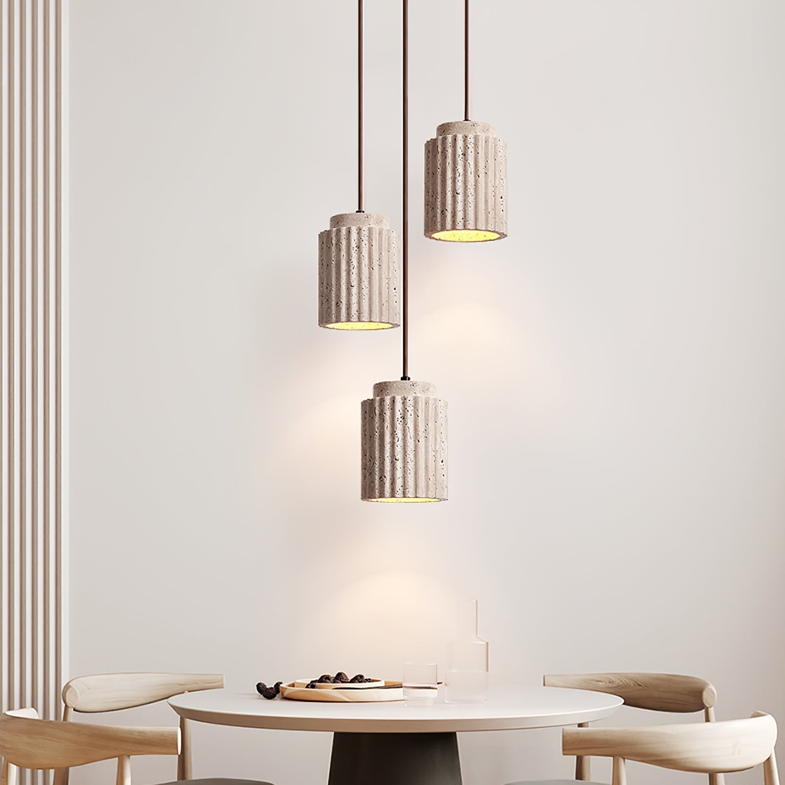 Mysolel Travertine Pendant Light - Letslighting