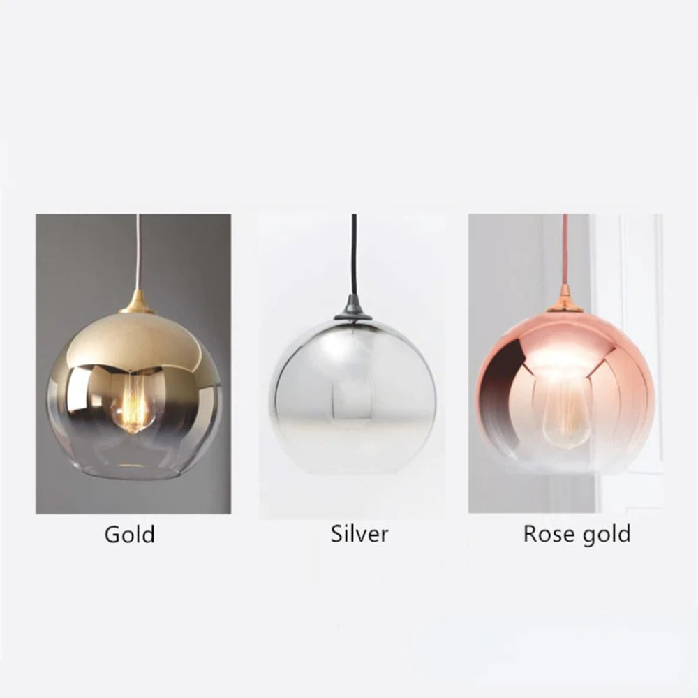 Brina Lampe Suspendue à Boule de Verre Chambre à Coucher/Salle à Manger