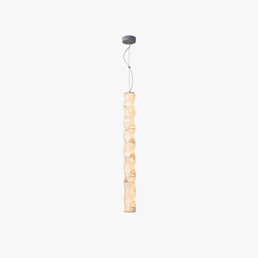 Arisha Suspension Bande Moderne, Metal/PET, Blanc, Chambre - Neutralighting