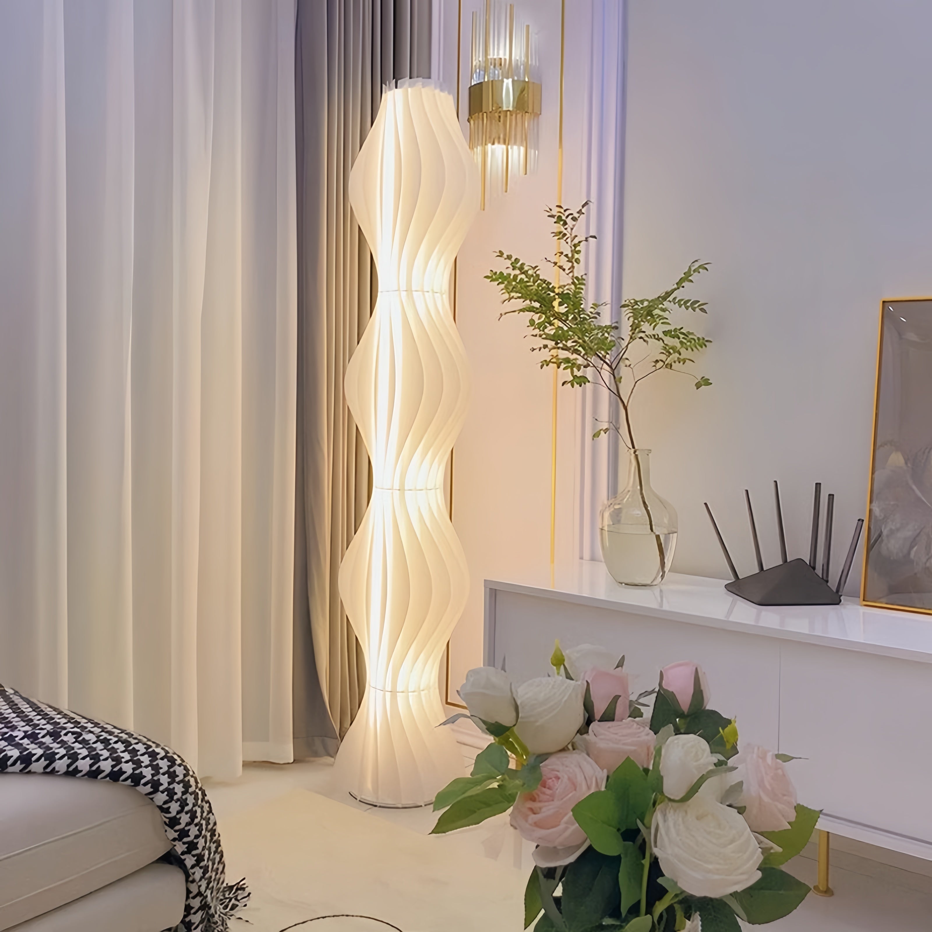 Mira LED Lampadaire Blanc Chambre à coucher Salon  Salle d'étude