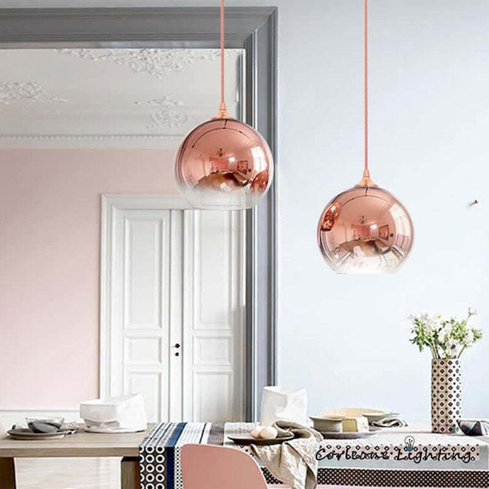 Brina Lampe Suspendue à Boule de Verre Chambre à Coucher/Salle à Manger
