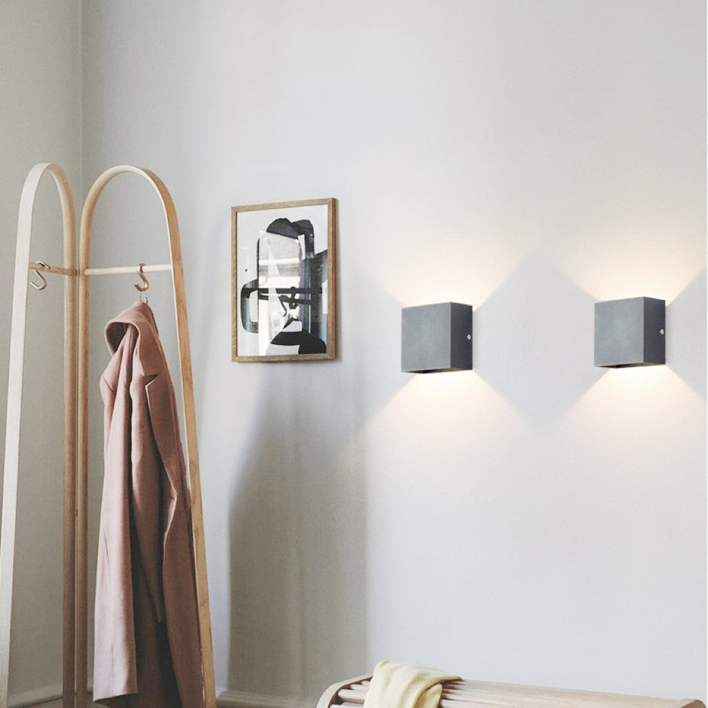 Nexu Applique Murale Carrrée Minimaliste Intérieur/Extérieur - Neutralighting
