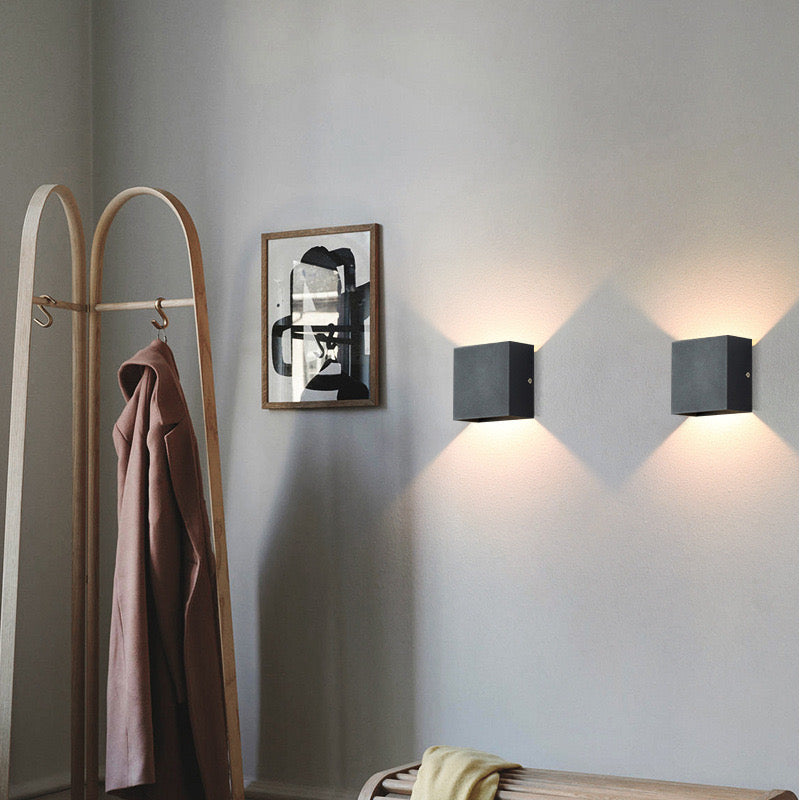 Nexu Applique Murale Carrrée Minimaliste Intérieur/Extérieur - Neutralighting