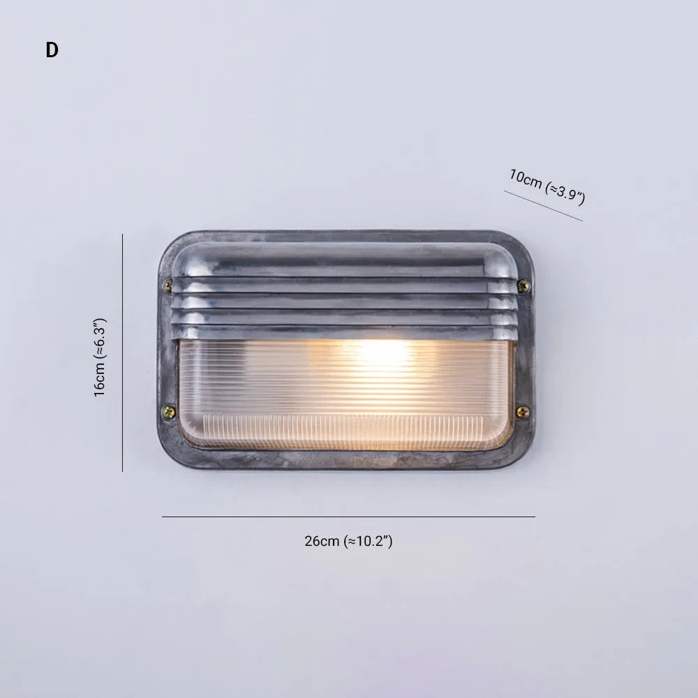 Wyre Applique Murale Géométrique Moderne en Métal et Verre - Neutralighting