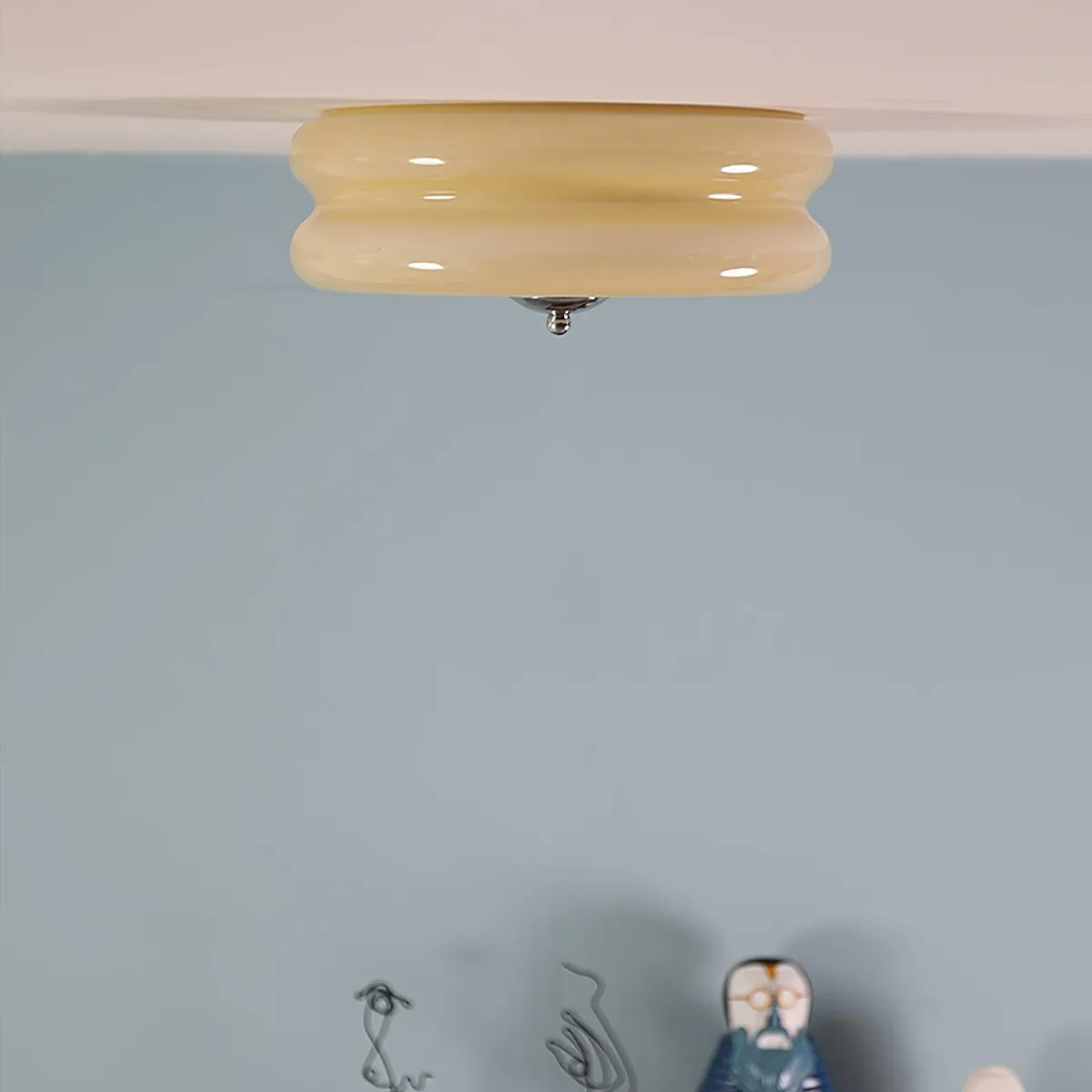 Candy Plafonnier Encastré à Deux Niveaux