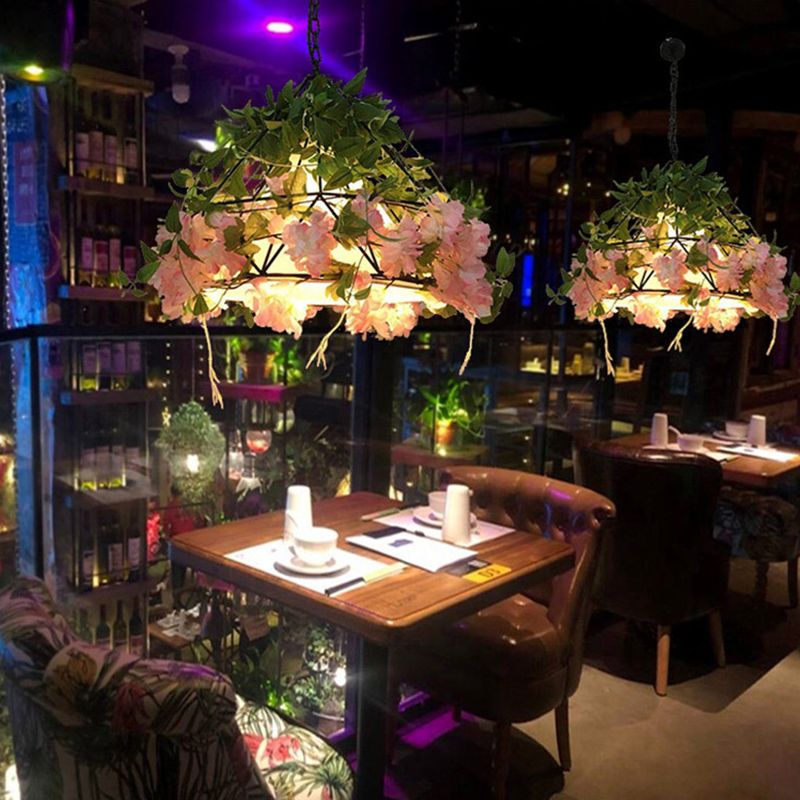 Ritta Fleurs Vintage Design LED Suspension Métal Bar Salon Salle à manger - Neutralighting