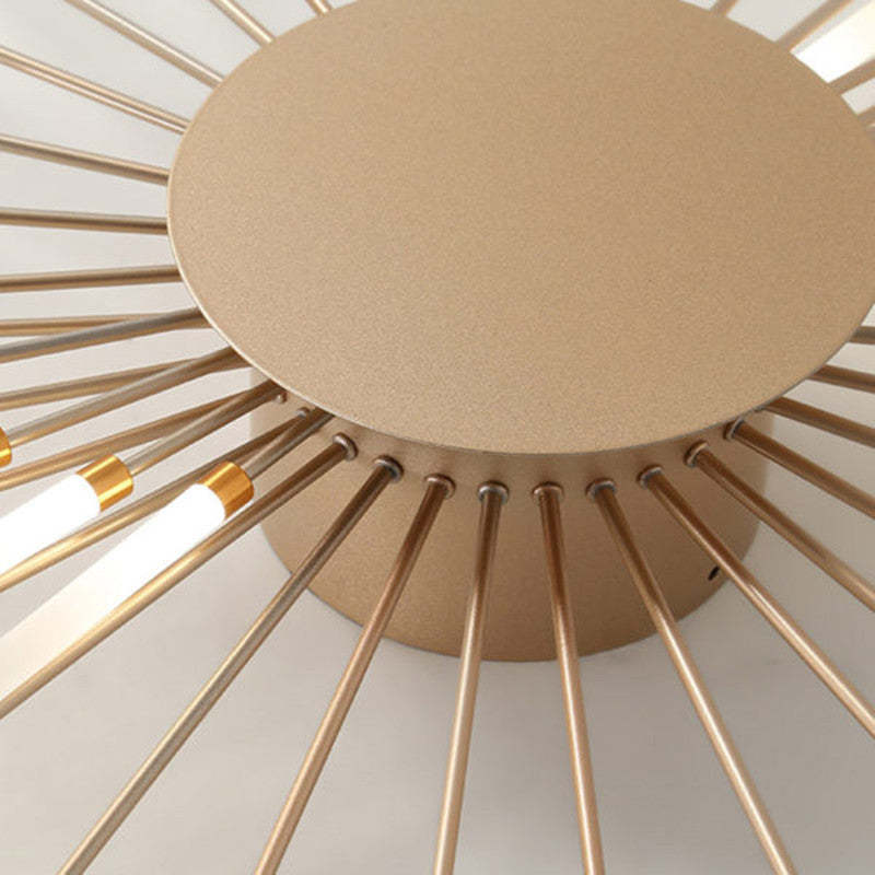 Wesley Plafonnier Fireworks Design Artistique Noir/Doré - Neutralighting