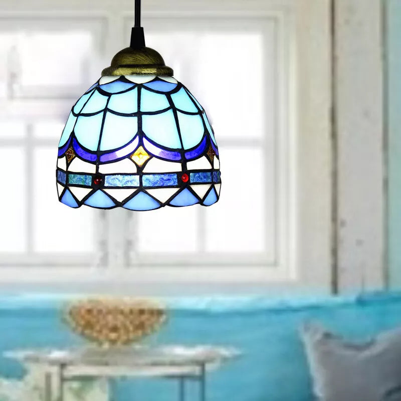 Tiffany Rétro LED Suspension Métal Verre Salle À Manger/Salon - Neutralighting