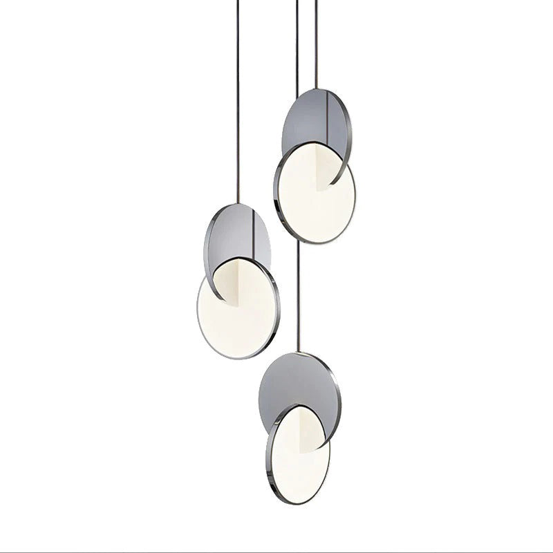 Arisha Luminaires Suspension Minimaliste Métal Or/Argent Salon - Neutralighting