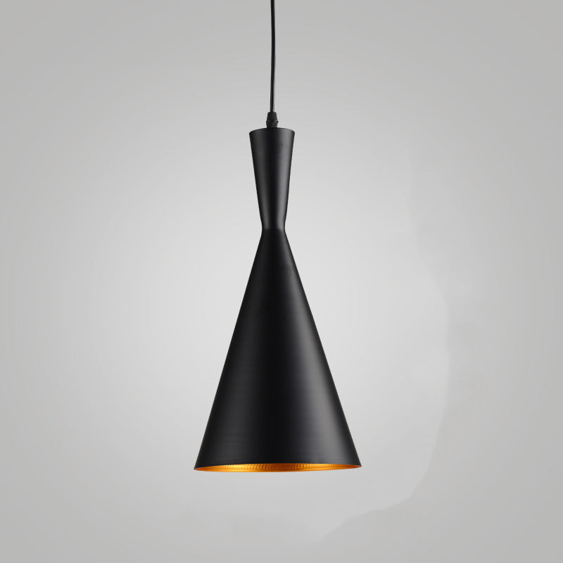 Haillie En Forme de Cône Conique Suspension Métal Chambre à Coucher - Neutralighting